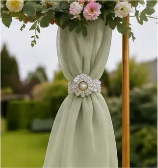 Rechthoekige backdrop, doek en clip