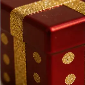 Cadeaudoosje (2 kleuren), het rode doosje