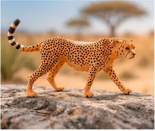 Cheetah in gebruik, diner