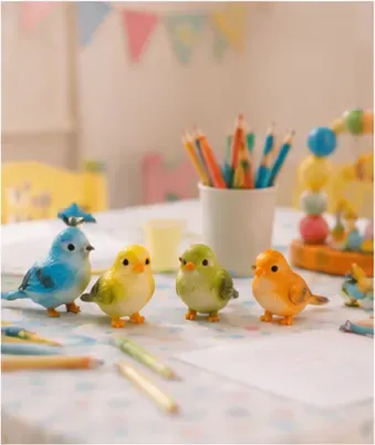 Vogeltje, steen in gebruik, diner