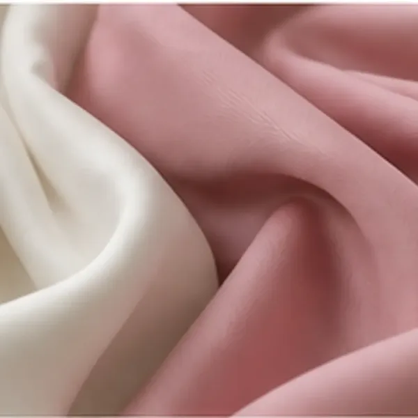 Decoratief doek (roze of wit), de twee kleuren samen