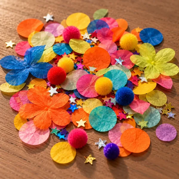 Deco set kindertafel, de tafelconfetti