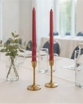 Dinerkaars, bordeaux in gebruik, bedrijfsevenement