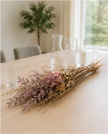 Droogboeket in gebruik, bedrijfsevenement