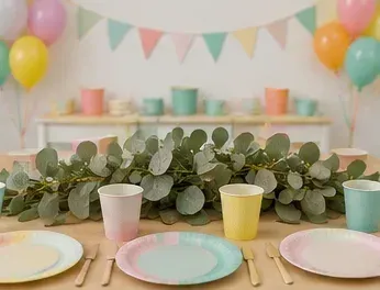 Eucalyptus, Silver Dollar in gebruik, kinderfeest