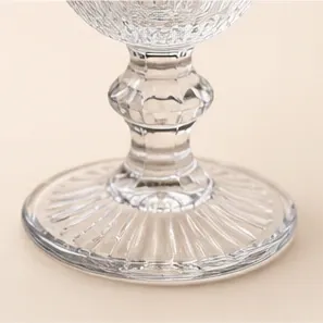 Boho glas helder, de voet