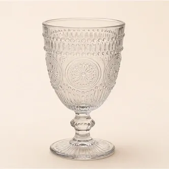 Boho glas helder, het glas