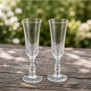 Klassiek champagneglas