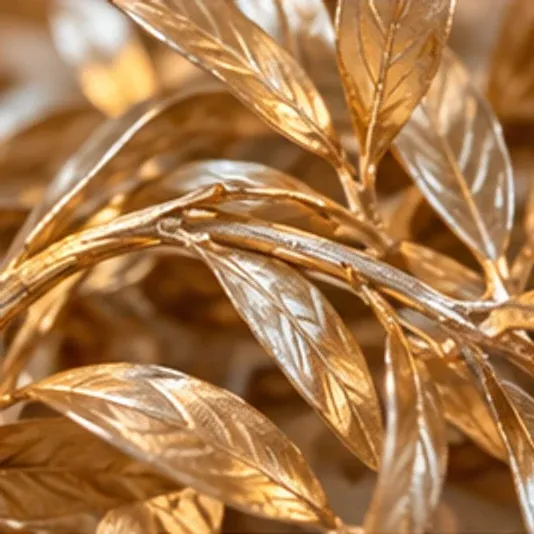 Guirlande blad goud, verbinding