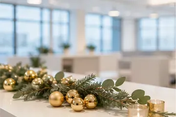 Kerstbal, goud (mat of glanzend) in gebruik, bedrijfsevenement