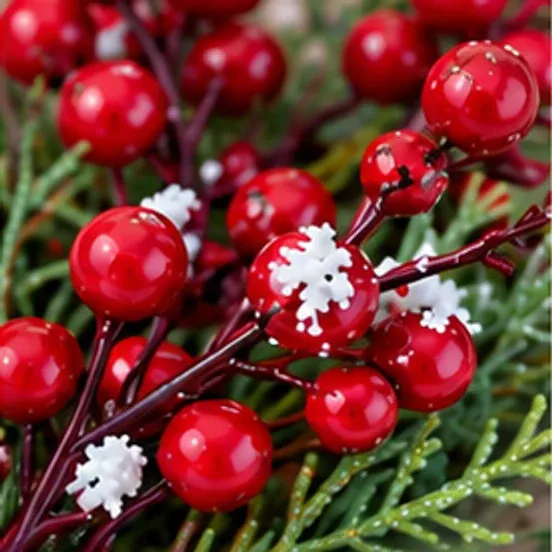 Kerstguirlande dennenappels, besjes