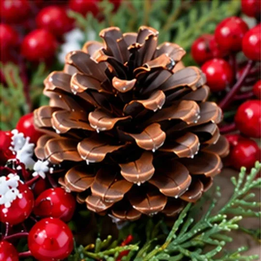 Kerstguirlande dennenappels, dennenappel