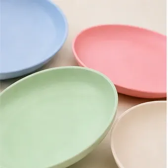 Pastel kinderbord (4 kleuren), de vorm