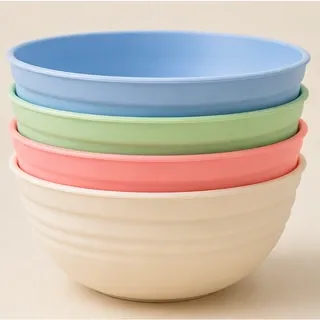 Pastel kinderkom (4 kleuren), gestapeld