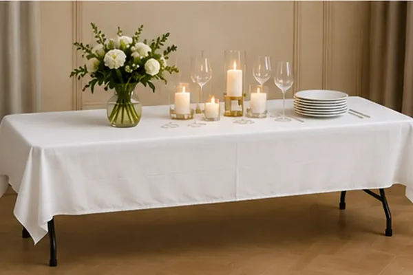 Klaptafel in gebruik, gestyled