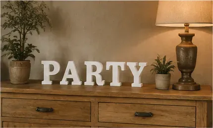 Sta-letters, PARTY in gebruik, bedrijfsevenement