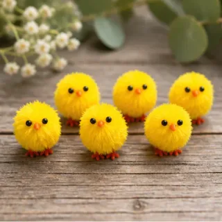 Mini kuikentjes (set van 6)