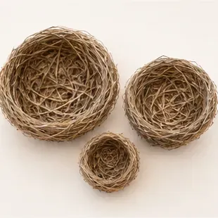 Natuurlijk nestje (3 maten), de drie maten