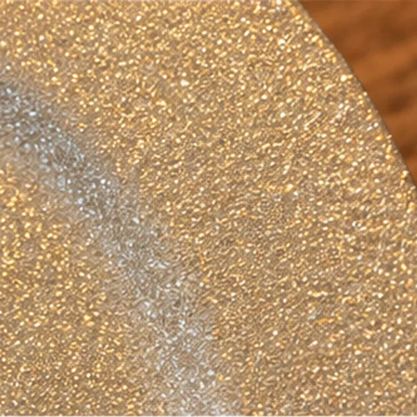 Onderbord goud glitter, de glitter van dichtbij