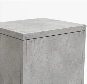 Pilaar, betonlook, bovenblad