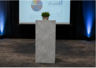 Pilaar, betonlook in gebruik, bedrijfsevenement