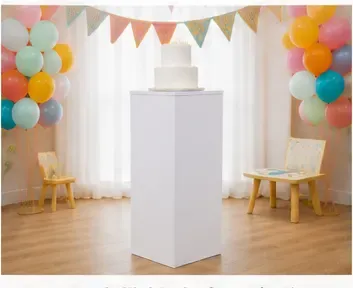 Pilaar, wit in gebruik, kinderfeest