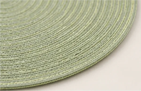 Placemat geweven (3 kleuren), de randafwerking