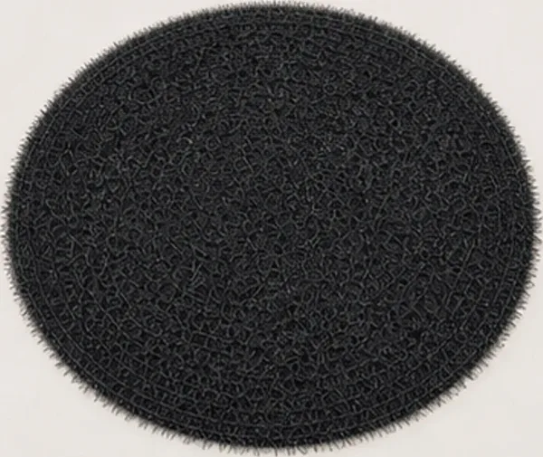 Placemat glinster, zwart, de zwarte placemat