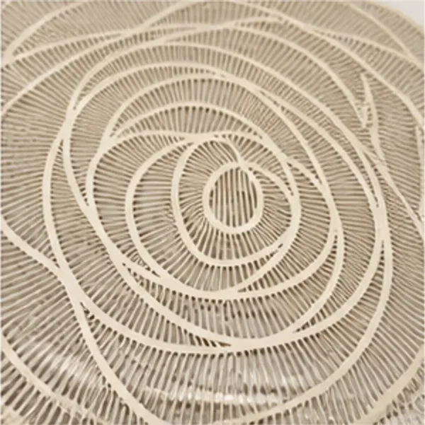 Placemat gouden roos, het hart van de roos