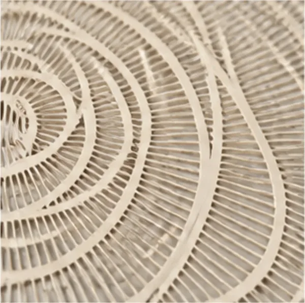 Placemat gouden roos, het raster van dichtbij