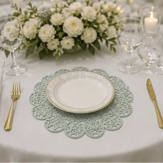 Placemat paaseieren, groen