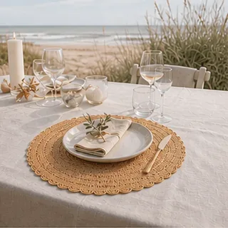 Placemat, zandbruin