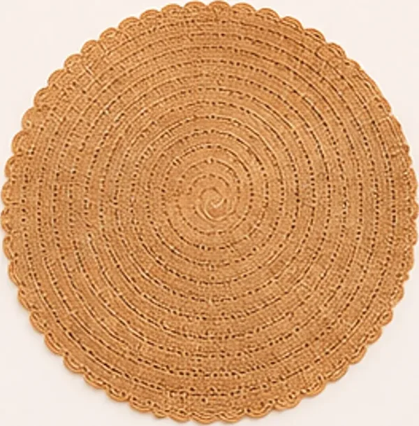 Placemat, zandbruin, de zandbruine placemat