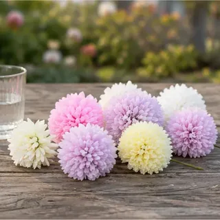 Pompoenbloemen (set van 16)