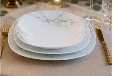 Sänger Bilgola marmerlook (3-delig) in gebruik, diner