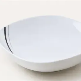 Sänger zwart/grijs (3-delig), diep bord