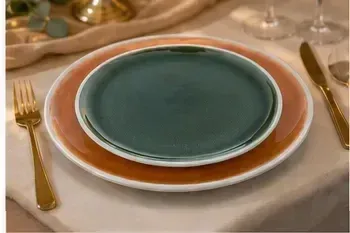SG oker/groen (2-delig) in gebruik, diner