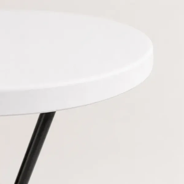 Statafel rond, detail blad