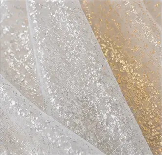 Tafelloper chiffon (goud of zilver), zilver en goud samen