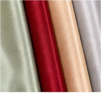 Tafelloper satijn (4 kleuren), de vier kleuren naast elkaar