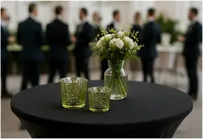 Theelichthouders, mercury groen (set van 2) in gebruik, bedrijfsevent