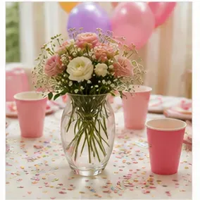 Bolvaas, glas in gebruik, kinderfeest