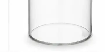 Cilindervaas, glas, oppervlak
