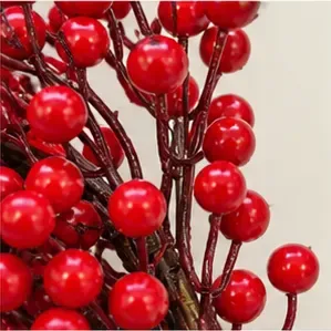 Veenbessenkrans, rood, de takken