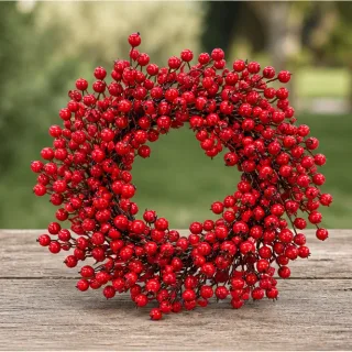 Veenbessenkrans, rood